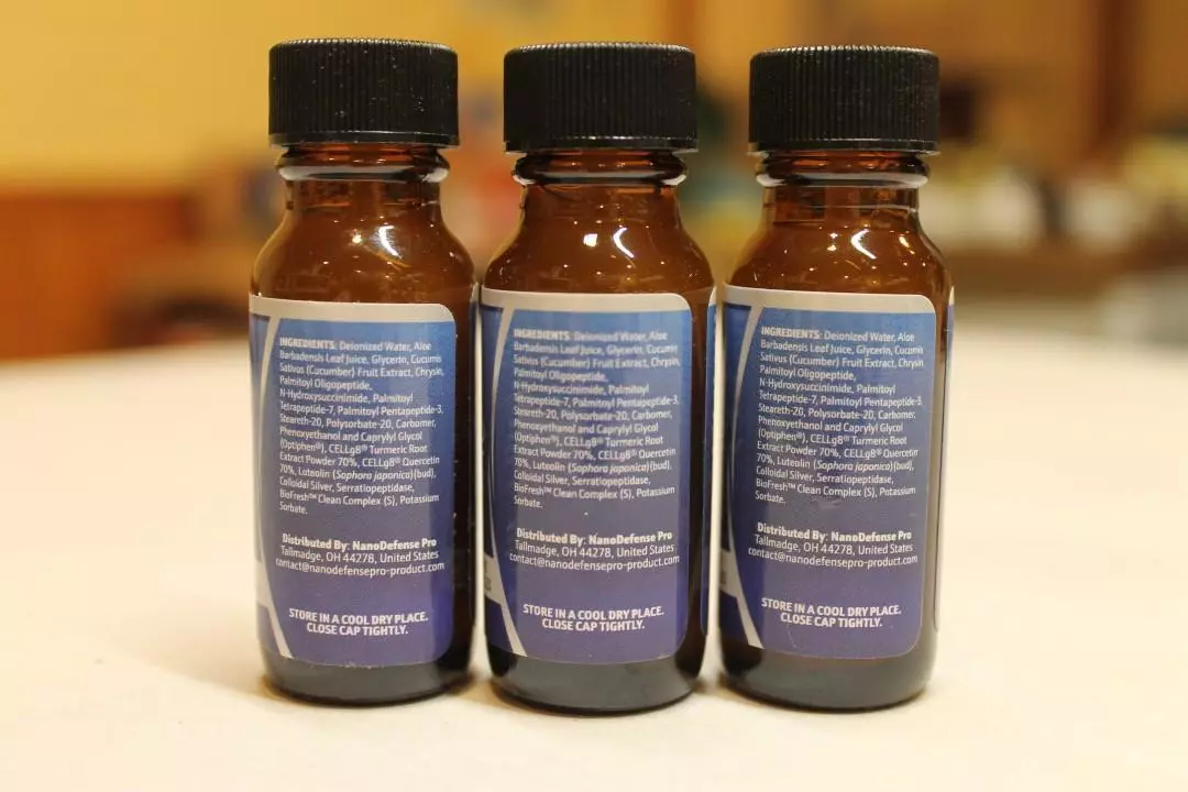 real bottle of nano defense pro